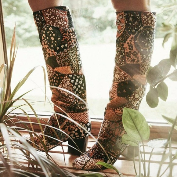 dior patchwork boots
